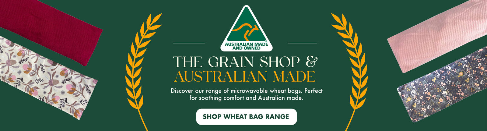 The Grain Shop, Australian Made wheat bags
